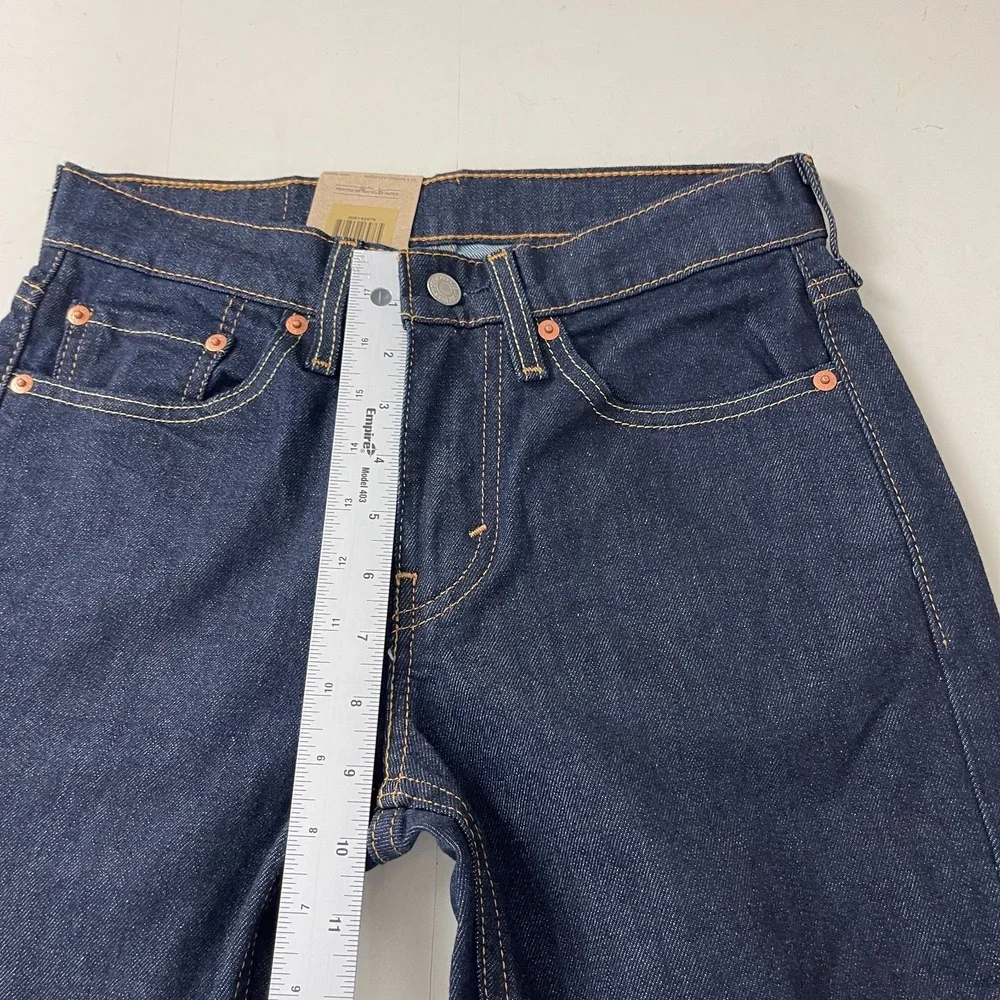 Levis 514 Jeans Mens 28x30 Blue Straight Dark Wash Denim Grunge Minimalist Rock